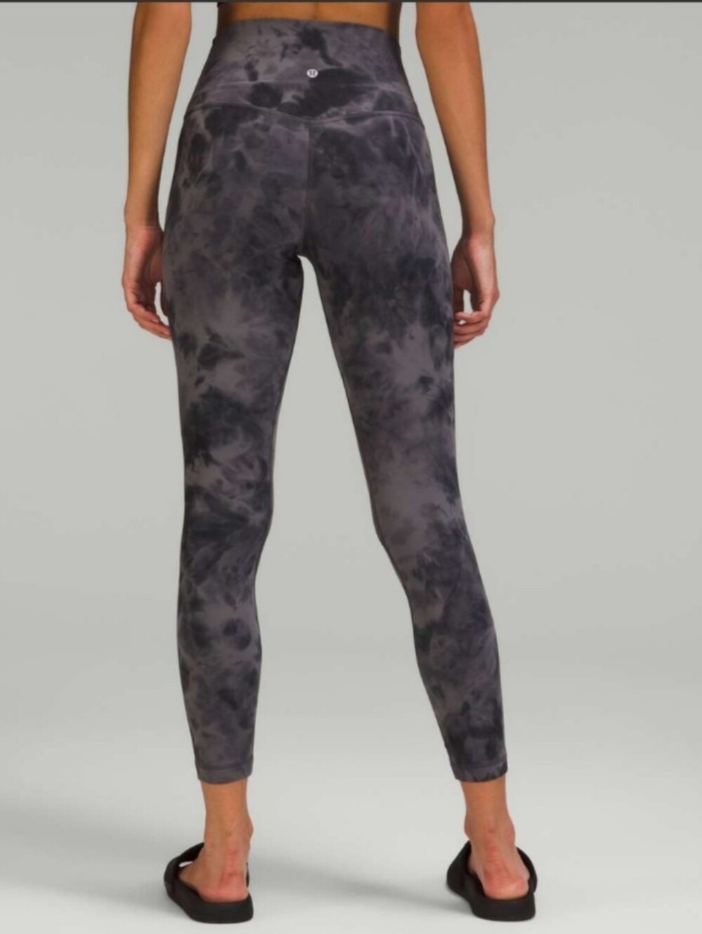 Lululemon Align High-Rise Pant 25" Diamond Dye Pitch Grey Graphite Grey 8